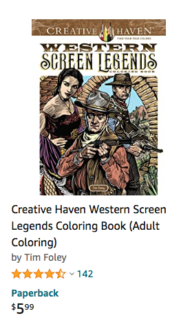 Western Screen Legends Coloring Book