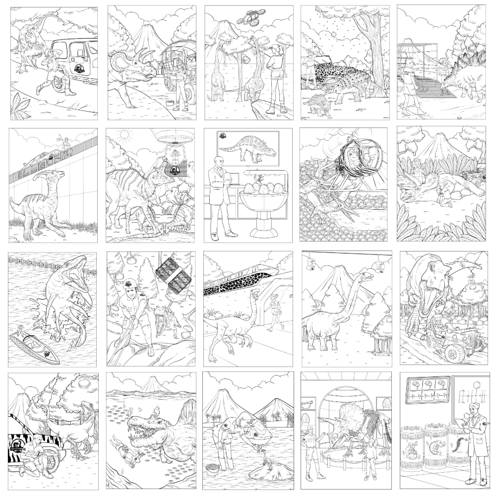 Dinosaur Complete Pages