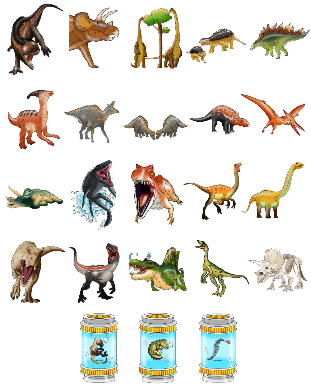 Dinosaur Characters