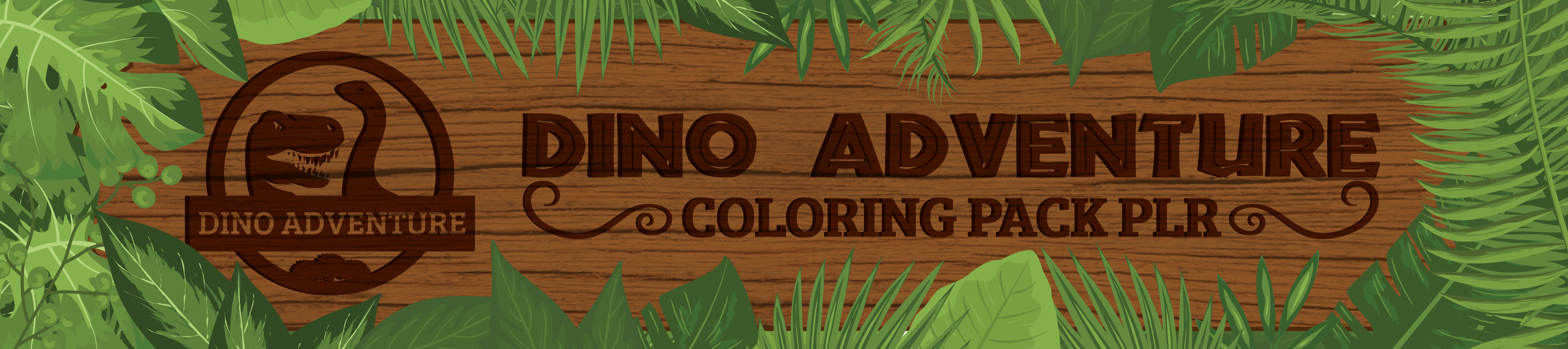 Dino Adventure Book Banner