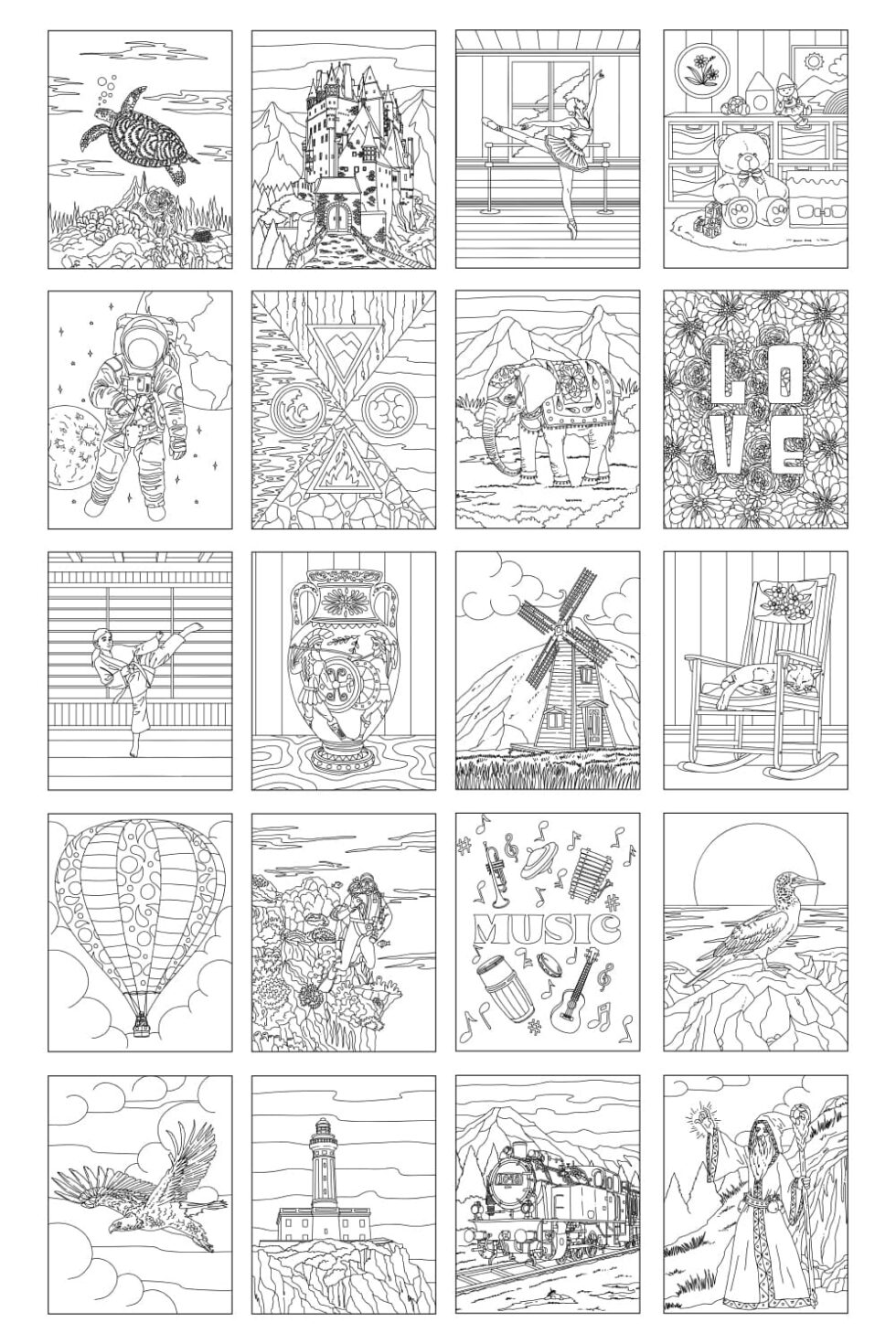 Stamp Collection – OTO1 – V1 | Coloring Galaxy